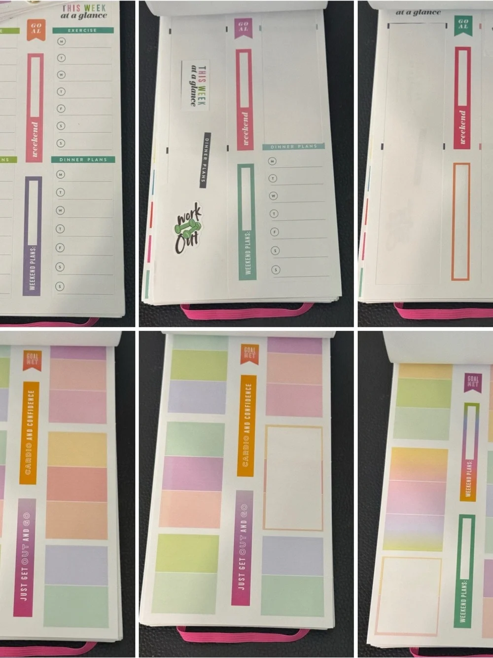 The Happy Planner Fitness / Workout Sticker Book - make your own